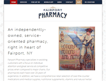 Tablet Screenshot of fairportrx.com